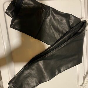 Black Leather Pants